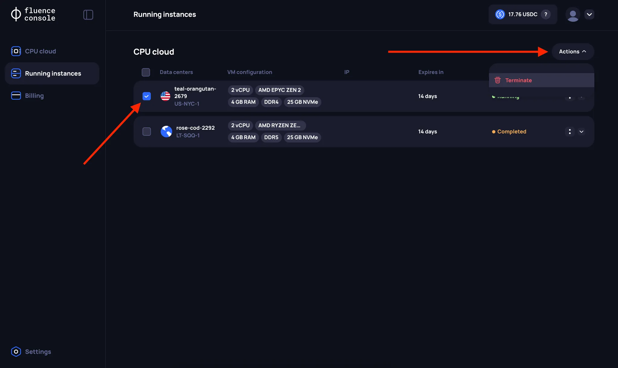 VM management